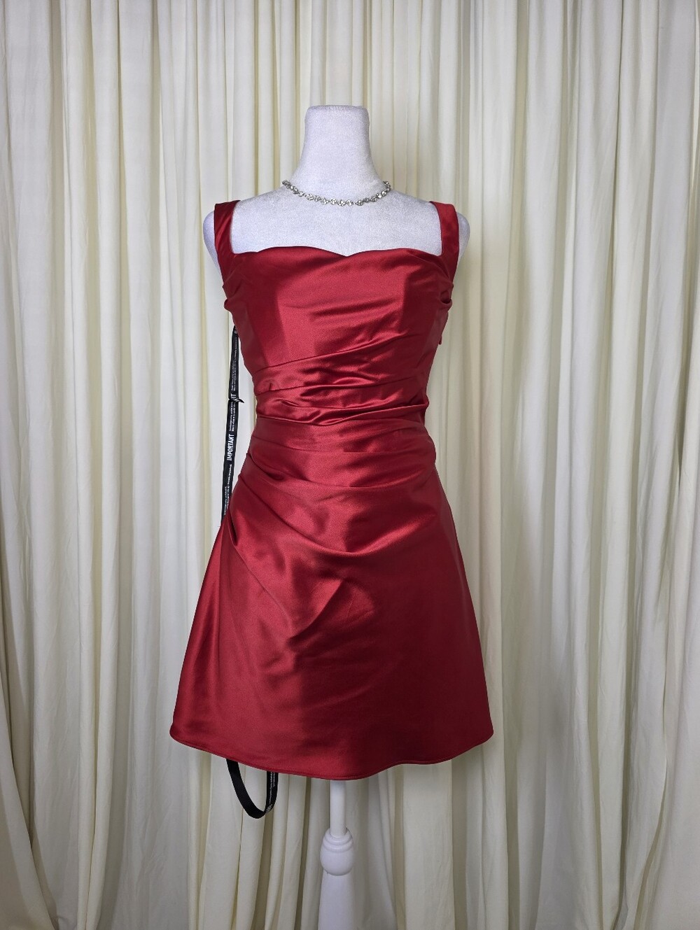 babyboo Minidress Calanthe - Red NWT $148 Small - Picture 3 of 14
